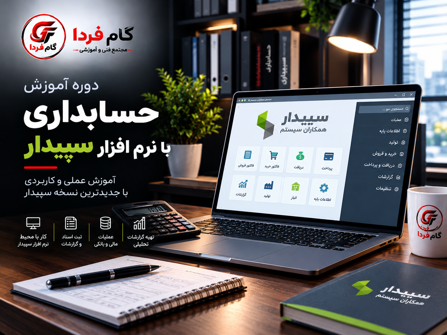 Sepidar Accounting دوره آموزش نرمافزار حسابداری سپیدار - تصویر 1